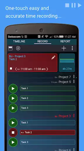 Play Time Tracker - Timesheet