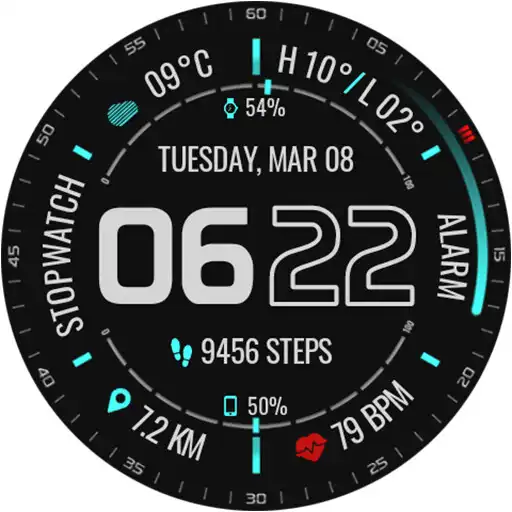 Play Time Vortex Watch Face APK