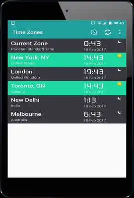 Play Time Zones App
