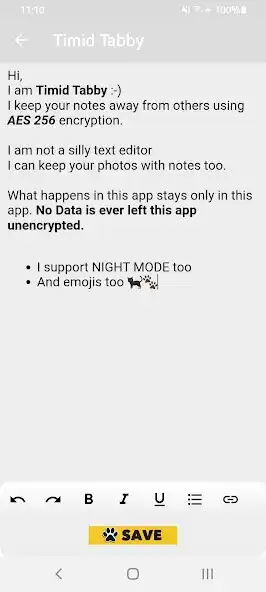 Play Timid Tabby - secure notepad as an online game online Timid Tabby - secure notepad with UptoPlay Play Timid Tabby - secure notepad as an online game Timid Tabby - secure notepad with UptoPlay