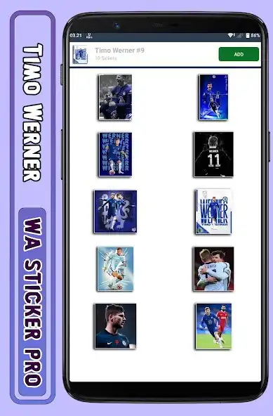 Play Timo Werner - WA Sticker Pro as an online game Timo Werner - WA Sticker Pro with UptoPlay
