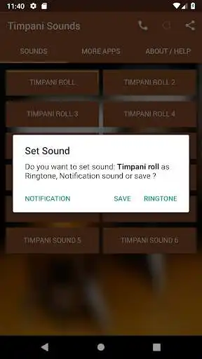 Play Timpani Sounds as an online game Timpani Sounds with UptoPlay
