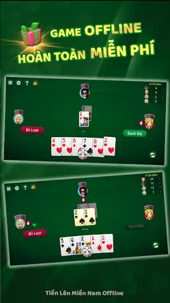 Play Tiến Lên Miền Nam-TLMN Offline  and enjoy Tiến Lên Miền Nam-TLMN Offline with UptoPlay