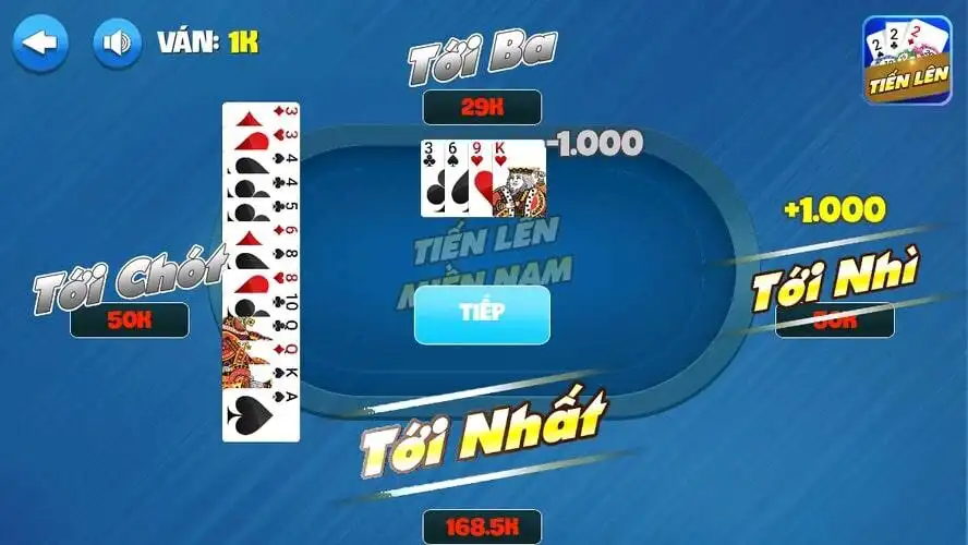 Play Tiến Lên as an online game Tiến Lên with UptoPlay