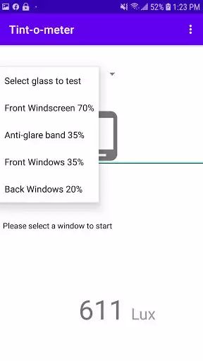 Play Tint meter