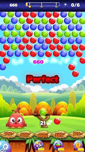 Play Tiny Bird Bubble Land Egg Hunt