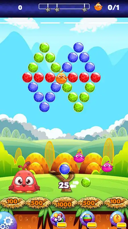 Play Tiny Bird Bubble Land Egg Hunt