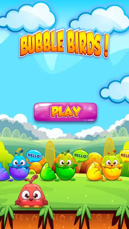 Play Tiny Bird Bubble Land Egg Hunt