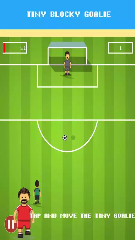 Play Tiny Blocky Goalie - Football