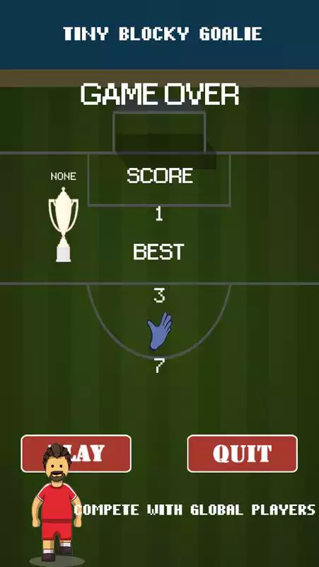 Play Tiny Blocky Goalie - Football