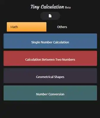 Play Tiny Calculation Beta 1.0