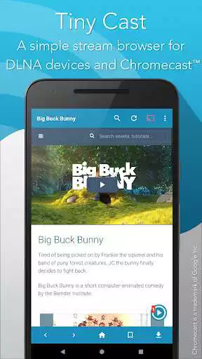 Play APK Tiny Cast Browser - Cast to Chromecast / DLNA  and enjoy Tiny Cast Browser - Cast to Chromecast / DLNA with UptoPlay com.e_bilge.tinycast
