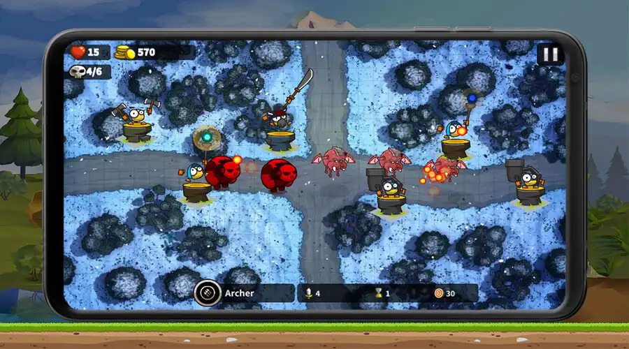 Play Tiny Crossing Warrior as an online game Tiny Crossing Warrior with UptoPlay