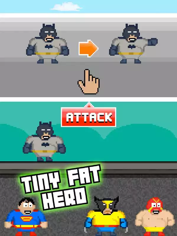 Play Tiny Fat Hero