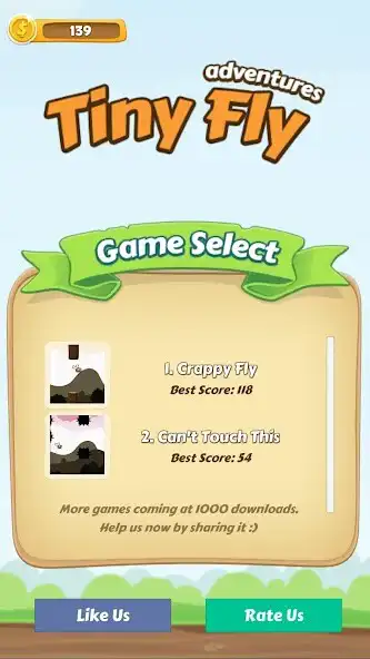 Play Tiny Fly as an online game Tiny Fly with UptoPlay