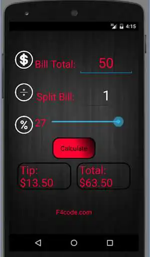 Play Tip Calculator - Dining & More as an online game Tip Calculator - Dining & More with UptoPlay