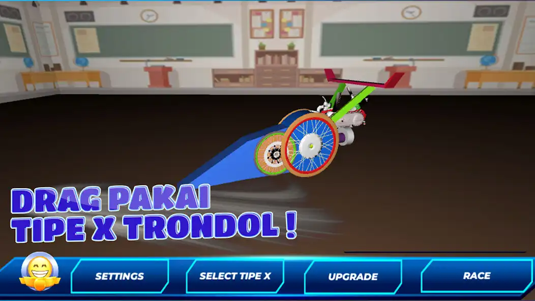 Play Tipe X Trondol 3D - Drag Race as an online game Tipe X Trondol 3D - Drag Race with UptoPlay