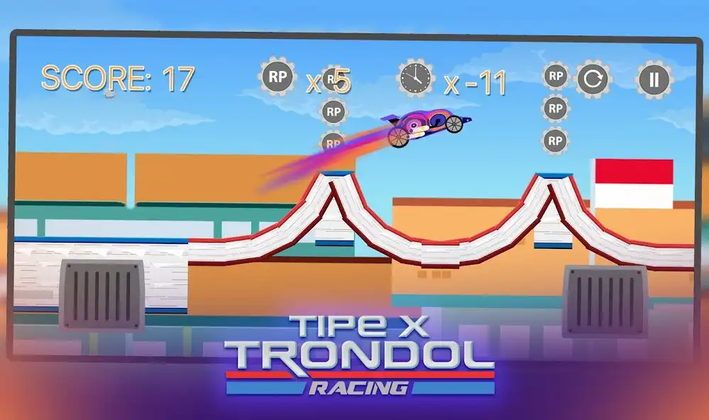 Play Tipe X Trondol - Racing Game as an online game Tipe X Trondol - Racing Game with UptoPlay