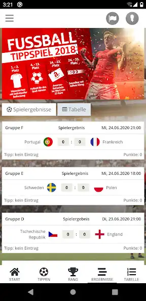 Play Tippspiel App as an online game Tippspiel App with UptoPlay