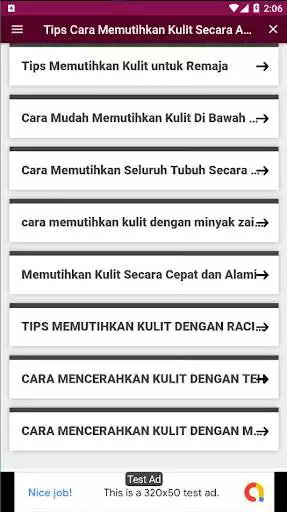 Play Tips Cara Memutihkan Kulit Secara Alami  and enjoy Tips Cara Memutihkan Kulit Secara Alami with UptoPlay