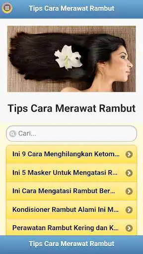 Play Tips Cara Merawat Rambut