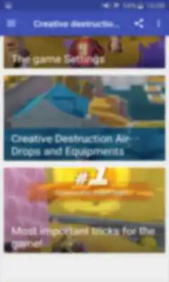 Play Tips for Creative destruction Pro 2018
