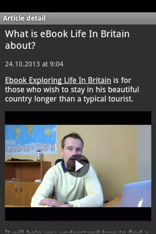 Play Tips: living and working in UK