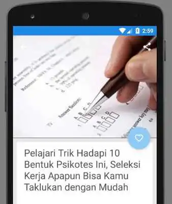 Play Tips Lulus dan Contoh Soal Psikotes