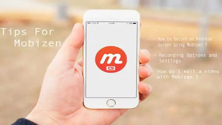 Play Tips Mobizen screen recorder