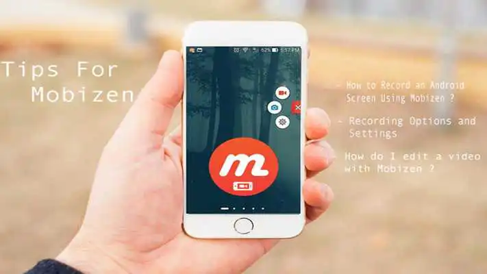Play Tips Mobizen screen recorder