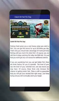 Play Tips Of Fishing Clash - Catch Rare Fish