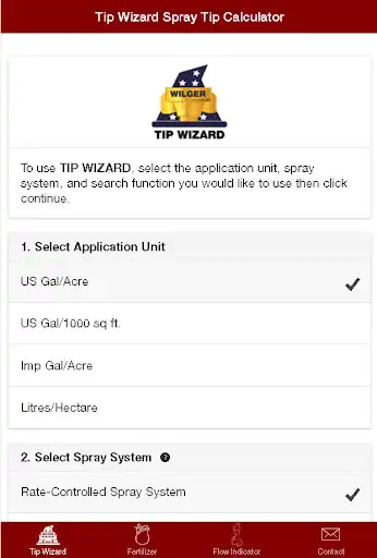 Play Tip Wizard Spray Tip & Flow Indicator Selector  and enjoy Tip Wizard Spray Tip & Flow Indicator Selector with UptoPlay