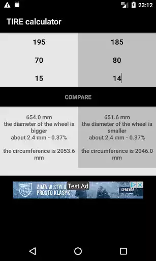 Play TIRE calculator  and enjoy TIRE calculator with UptoPlay