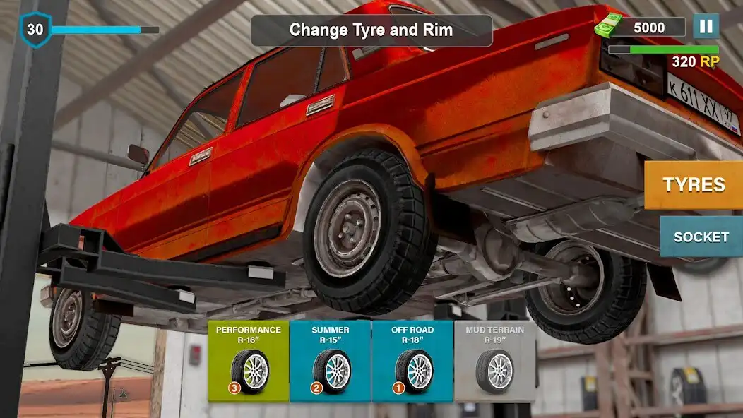 Play Tire Shop: Car Mechanic Games as an online game Tire Shop: Car Mechanic Games with UptoPlay
