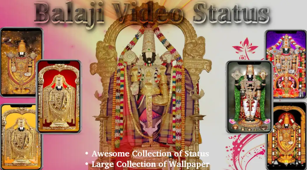 Play Tirupati Balaji Video status  and enjoy Tirupati Balaji Video status with UptoPlay