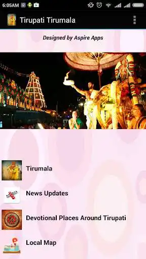 Play Tirupati Tirumala Information  and enjoy Tirupati Tirumala Information with UptoPlay