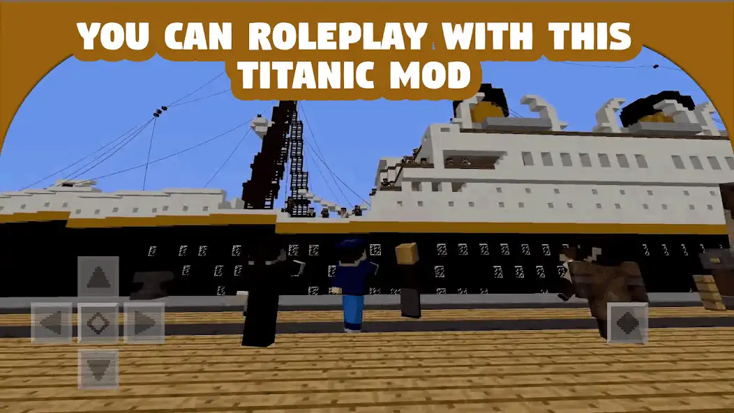 Play Titanic Ship Addon for MCPE  and enjoy Titanic Ship Addon for MCPE with UptoPlay