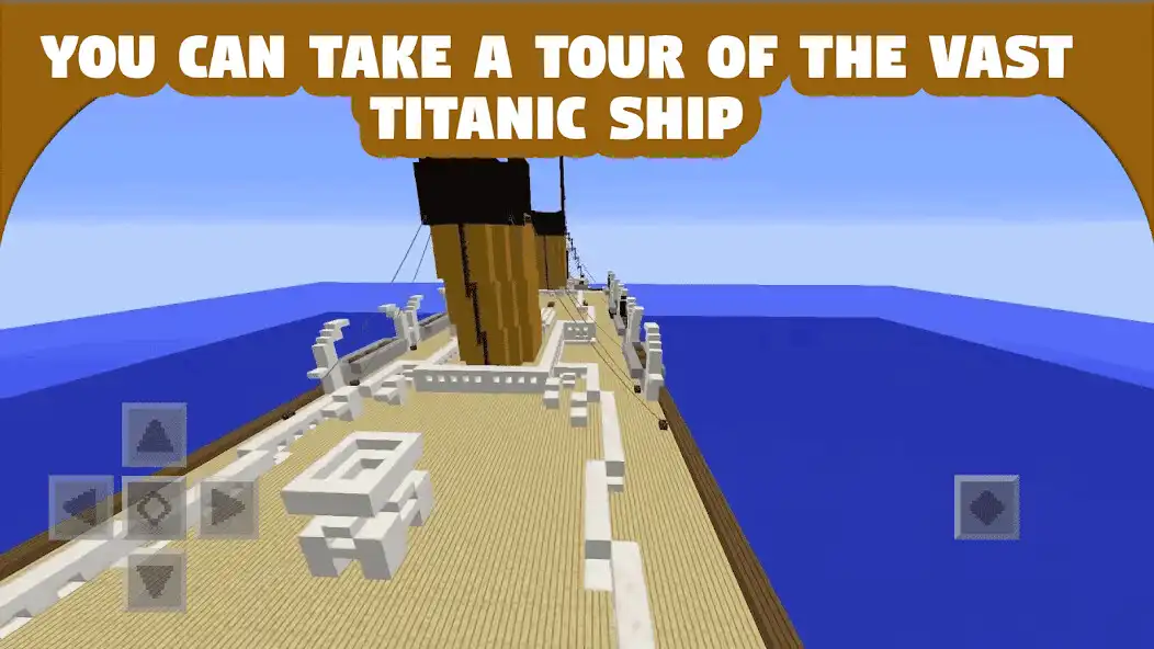 Play Titanic Ship Addon for MCPE as an online game Titanic Ship Addon for MCPE with UptoPlay