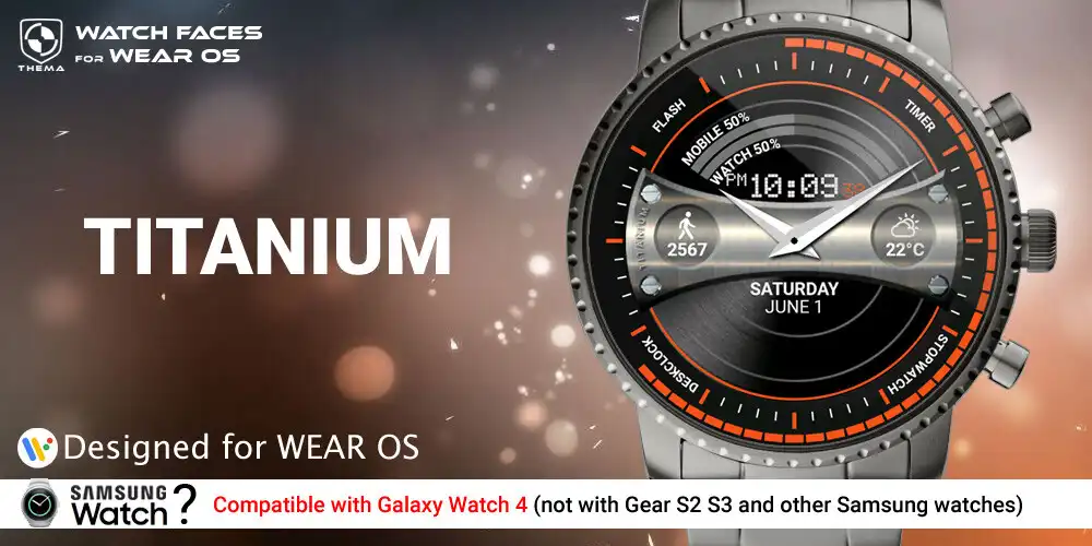 Play Titanium Watch Face  and enjoy Titanium Watch Face with UptoPlay