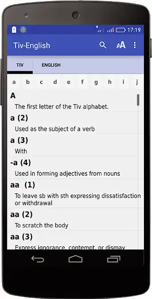 Play Tiv Dictionary - Pro Edition as an online game Tiv Dictionary - Pro Edition with UptoPlay