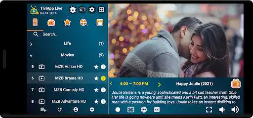Play TiviApp Live IPTV Player as an online game TiviApp Live IPTV Player with UptoPlay