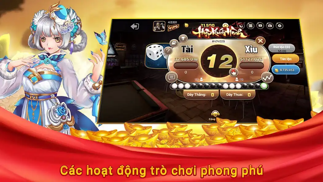 Play Tài Xỉu Phú Ông Siêu Cấp as an online game Tài Xỉu Phú Ông Siêu Cấp with UptoPlay