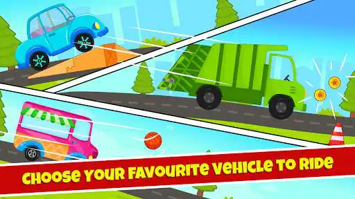 Play Tizi Town Car Racing for Kids as an online game Tizi Town Car Racing for Kids with UptoPlay