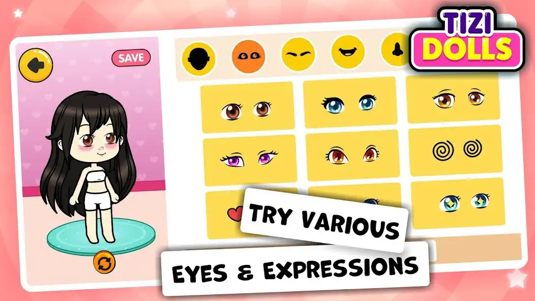 Play Tizi Town: Doll Dress Up Games as an online game Tizi Town: Doll Dress Up Games with UptoPlay