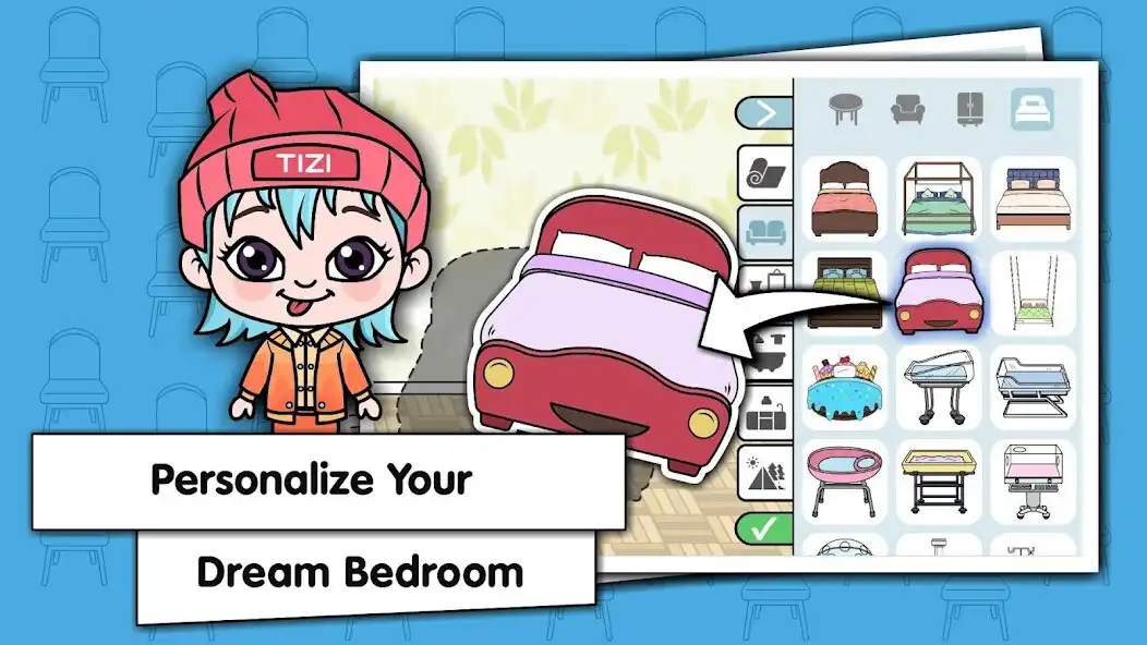 Play Tizi Town: Room Design Games as an online game Tizi Town: Room Design Games with UptoPlay