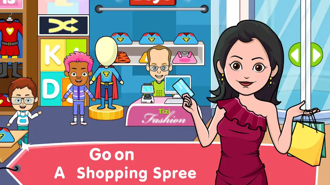 Play Tizi Town: Shopping Mall Games as an online game Tizi Town: Shopping Mall Games with UptoPlay