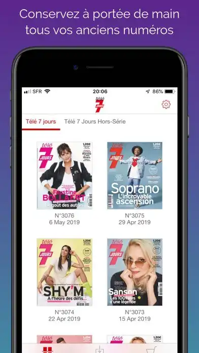 Play Télé 7 Jours Magazine as an online game Télé 7 Jours Magazine with UptoPlay