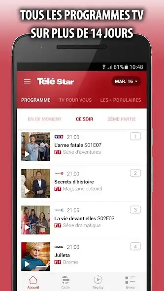 Play TéléStar - programmes  actu TV  and enjoy TéléStar - programmes  actu TV with UptoPlay
