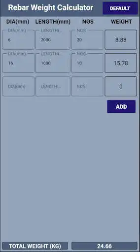 Play TMT Bar Weight Calculator  and enjoy TMT Bar Weight Calculator with UptoPlay