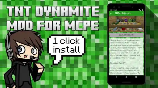 Play TNT Mods for MC Pocket Edition  and enjoy TNT Mods for MC Pocket Edition with UptoPlay